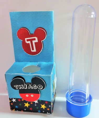 Porta tubetes do Mickey