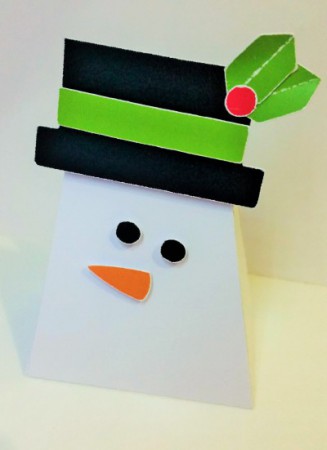 Caixinha boneco de neve