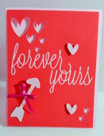Cartão "forever yours"