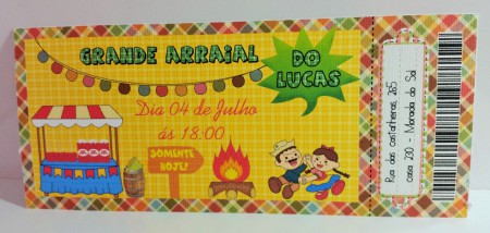 CONVITE ingresso Arraial