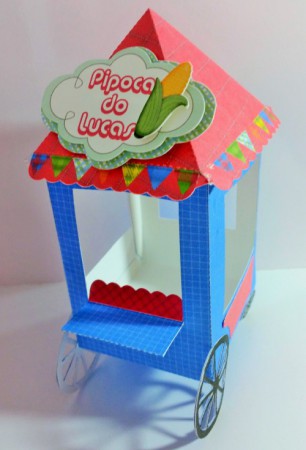 Carrocinha de pipoca - Arraial na roça